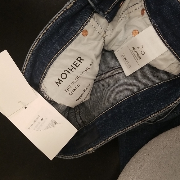 💕MOTHER💕 The Pixie Tomcat Ankle Jeans ~ Daytime Warrior 26 NWT - Picture 16 of 16